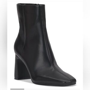 INC Odelya black leather boots 9.5M